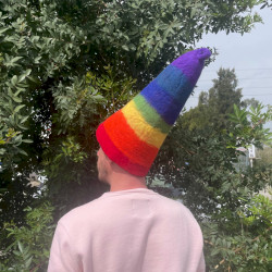 Plstený Klobúk Saunového Čarodejníka - Dúhový