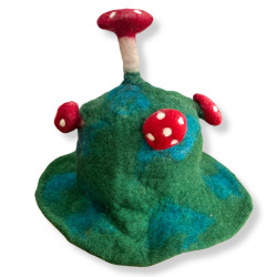 Plstený Hríbový Klobúk - Machová Horská Zelená