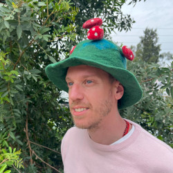 Plstený Hríbový Klobúk - Machová Horská Zelená