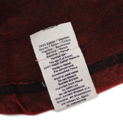 Stone Wash Tričko (M) - Mandala - Gaštanovo Hnedé