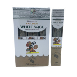 12x 30g Golden Živicové Vonné Tyčinky - Biela Šalvia (6s)