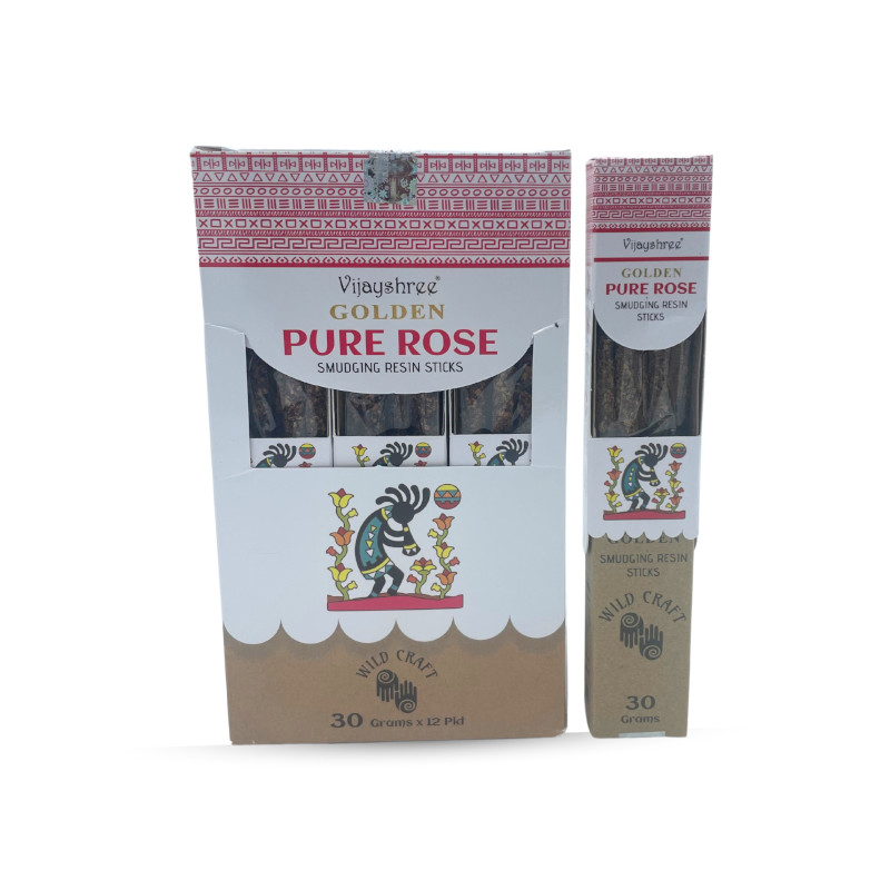 12x 30g Golden Živicové Vonné Tyčinky - Ruža (6s)