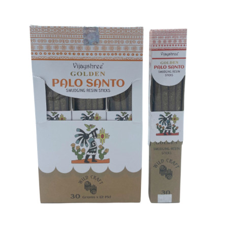 12x 30g Golden Živicové Vonné Tyčinky - Palo Santo (6s)