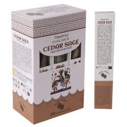 12x 30g Golden Živicové Vonné Tyčinky - Céder (6s)