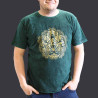 Stone Wash Tričko (XL) - Hamsa - Zelené