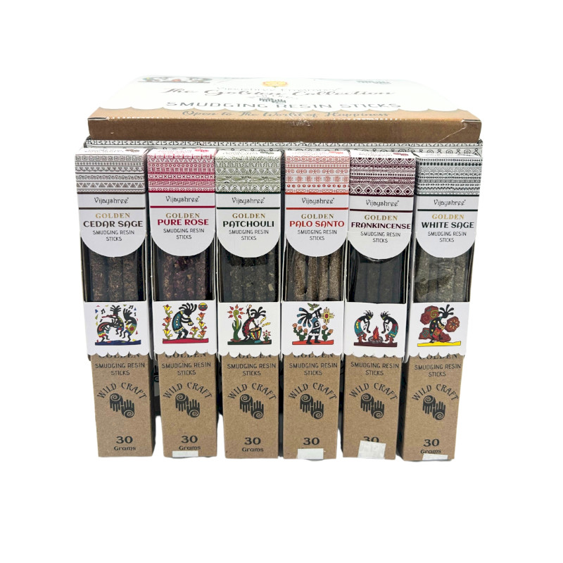 72x 30 g Golden Živicové Vonné Tyčinky Sada