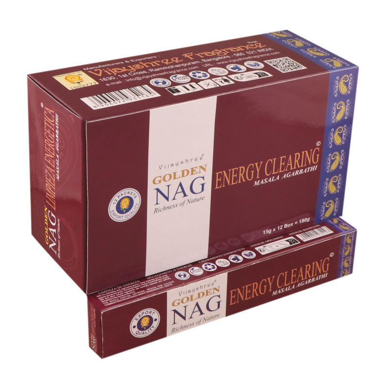 12x 15g Golden Nag -Energetické Čistenie