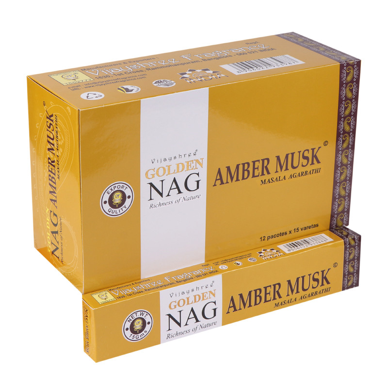 12x 15g Golden Nag - Ambrové Pižmo