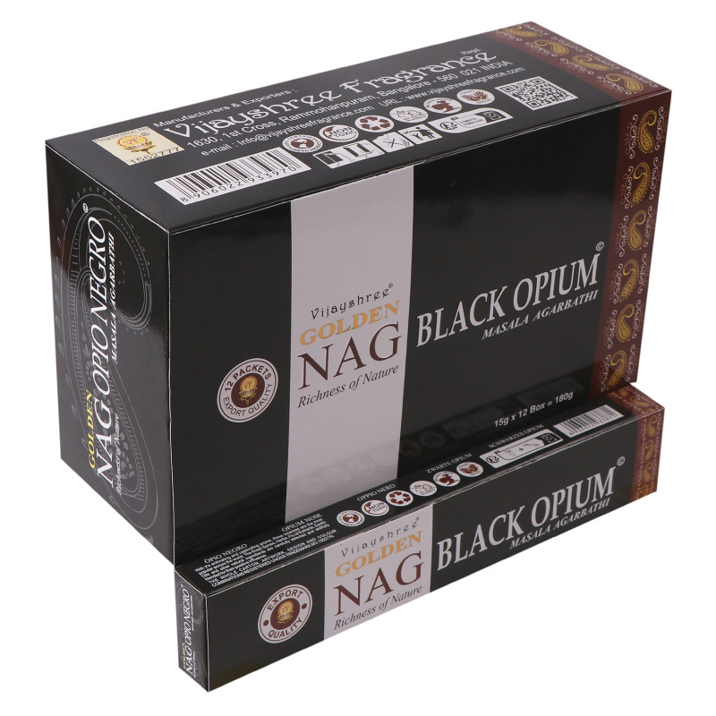 12x 15g Golden Nag - Čierne Ópium
