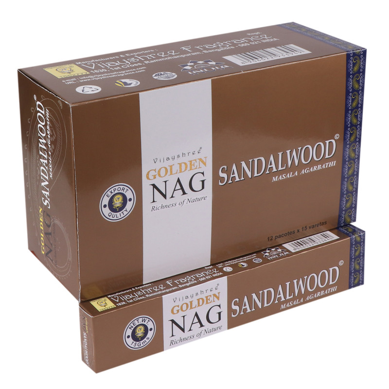 12x 15g Golden Nag - Santalové drevo