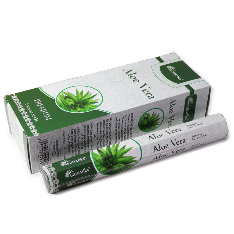 6x Vonné Tyčinky Aromatika Hex - Aloe Vera