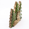 2x Stratený v Lese - Drevená 3D Dekorácia Jeleň v Lese - 23x20cm