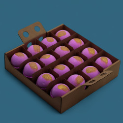 16x Šumivé Bomby - Ružová Charlotte