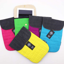 Polstrovaná Taška na Notebook - Žltá - 14oz,, Stonewash