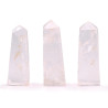 3x Drahokam Obelisk Hroty cca 5 cm - Čistý Kremeň