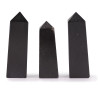 3x Drahokam Obelisk Hroty cca 5 cm - Turmalín