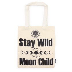 10x Ikonická Základná Taška - Stay Wild, Moon Child - (40x36cm) - Prír