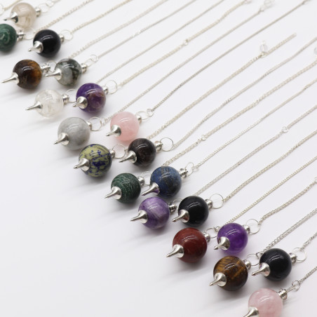 36x Štartér Kyvadla Drahokam (12x 3 kryštály) 4cm - Guľôčky