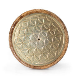 10x Stojan na Vonné Tyčinky - Zlato na Mangovom Dreve - Kvet Života