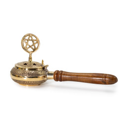 Kadidelnica s Drevenou Rukoväťou - Pentagram