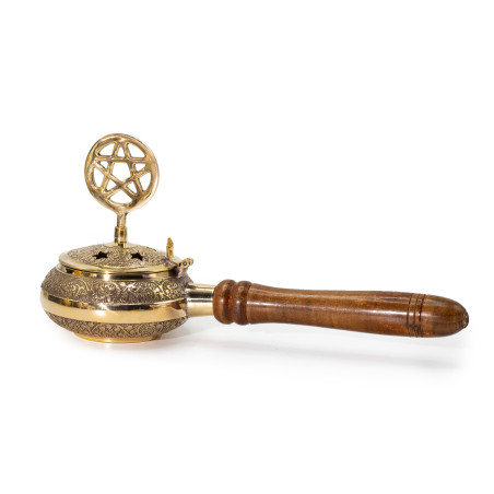 Kadidelnica s Drevenou Rukoväťou - Pentagram