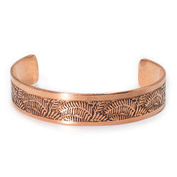 6x Masívne Medené Náramky s Gravírovanými Afirmáciami (rôzne druhy)