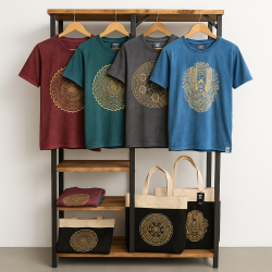 Štartovacia Súprava Nomad Tričiek a Tašiek so Stojanom na Oblečenie Za