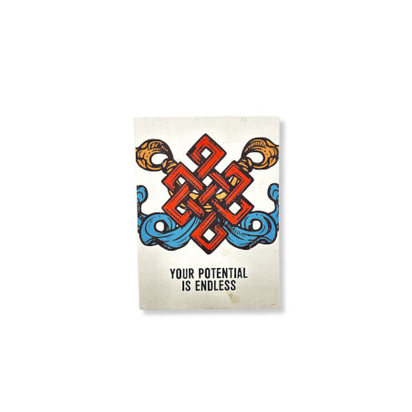 Veľký Inšpiračný Zápisník z Lokta Papiera (21 × 15 cm) – 45 Listov – „