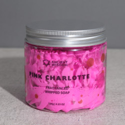 3x Šľahané Mydlá - Ružová Charlotte 120g
