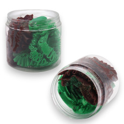 4x Dubajské Šľahané Mydlá - Smaragdová Hľuzovka 120g - Bez Etikety