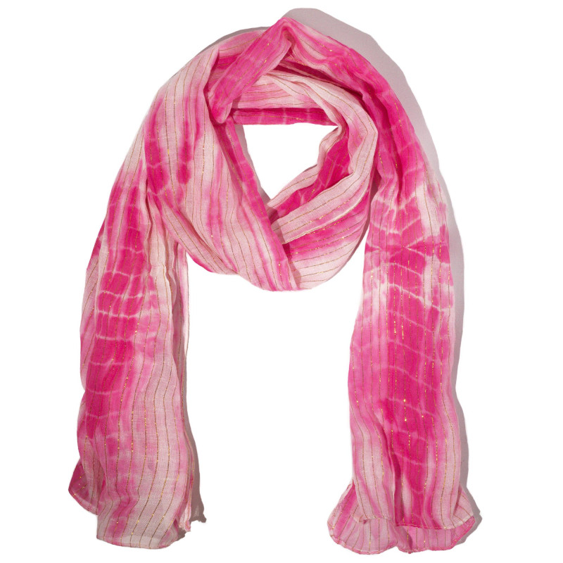 Nomad Sari - Letná Šatka - 180x50cm - Party Shine - Ružová