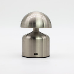Dotyková Lampa – Kupola Huba Strieborná – USB-C – Nabíjateľná (400 W)