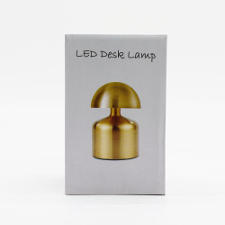 Dotyková Lampa - Plochá Huba Bronzová – USB (C) – Nabíjateľná (400 wat