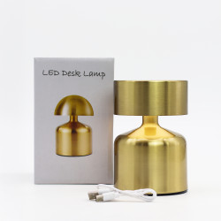 Dotyková Lampa - Plochá Huba Bronzová – USB (C) – Nabíjateľná (400 wat