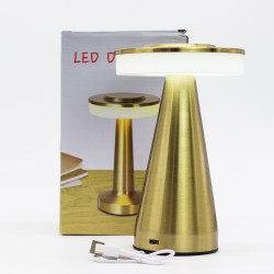 Dotyková Lampa - Vysoká Medená Stonka - USB (C) - Nabíjateľná (400 W)