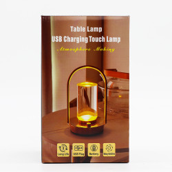 Dotyková Lampa - Krištáľový Lampáš - USB (C) - Nabíjateľný (2000 W)