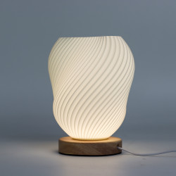 Vlnková Lampa - USB - 3 Nastavenia - Skrútená Mušľa