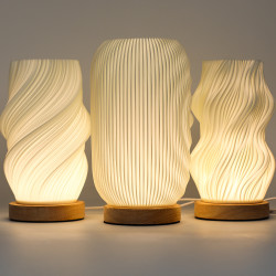 Vlnková Lampa - USB - 3 Nastavenia - Moderné Skrútenie