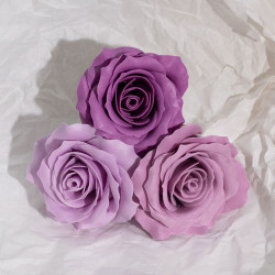 25x Mydlové Kvety pre Šikovné Ruky - (5-vrstvová) Ruža - Hodvábne Zdob