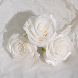 25x Mydlové Kvety pre Šikovné Ruky - (5-vrstvová) Ruža - Hodvábne Zdob