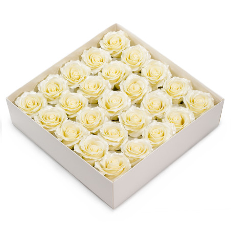 25x Mydlové Kvety pre Šikovné Ruky - (5-vrstvová) Ruža - Hodvábne Zdob