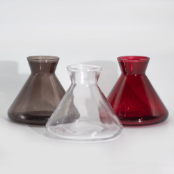 6x 250 ml Alchymistická Fľaška na Difuzér (bez uzáveru) - Červená