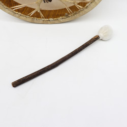 Duch Medveďa - Šamanský Bubon a Palička - Laditeľný - 40 cm