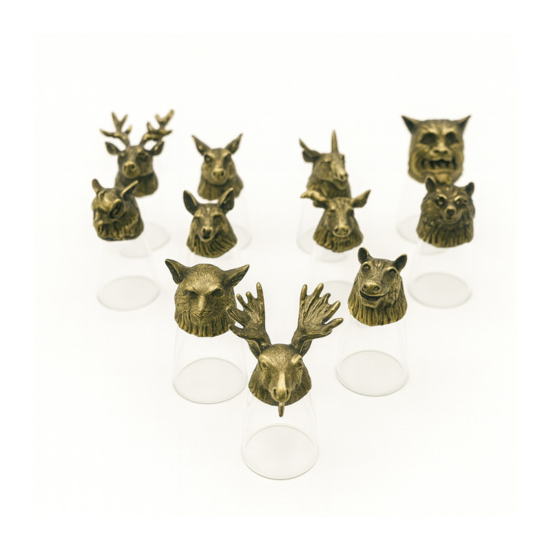 Likérové poháriky Bottom Up (25 ml) – Lesné a Mystické Bytosti – Antic