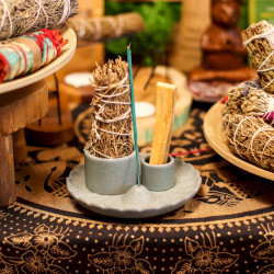 Stojan na Palo Santo a Vydymovadlá – Lotosový Kvet – Matná Oranžová