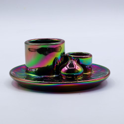 Stojan na Palo Santo a Vydymovadlá - Mandala - Metalická Dúha