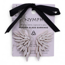 Náušnice Perla - Vintage Sklo - Anjelské Krídla