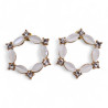 Náušnice Perla - Vintage Sklo - Slučka