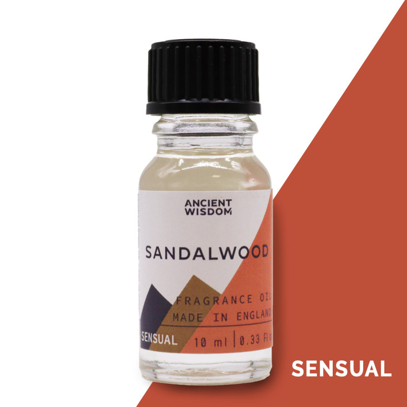 10x 10ml Vonný Olej Santalové Drevo