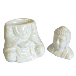Sediaci Buddha Aroma Lampa - Biela